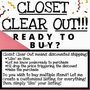 Poshmark Closet Clear Out Days